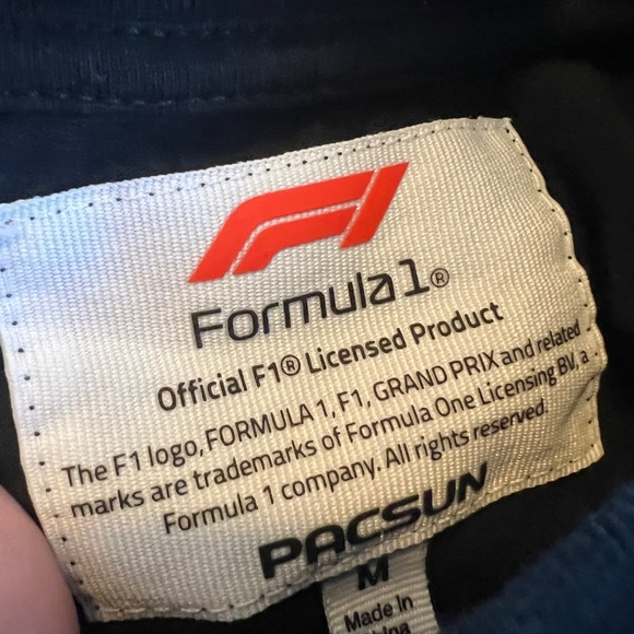 Formula 1 x PacSun Organic Driver Oversized T-Shirt Medium NWOT - Picture 5 of 6